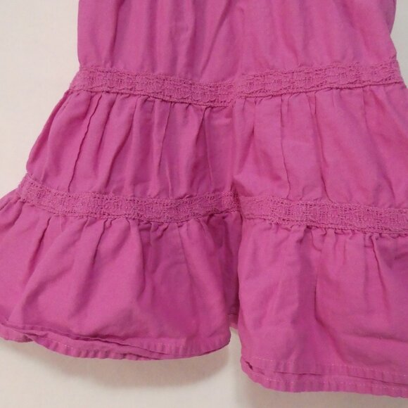 CHILDREN'S PLACE 3T Toddler Girls Charming Pink Tiered Halter Dress - Picture 8 of 16